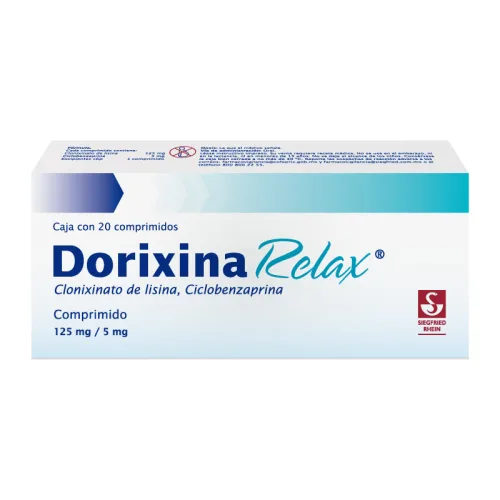 Comprar Dorixina Relax 125/5 Mg Con 20 Comprimidos