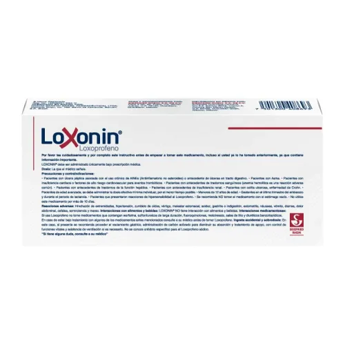 Comprar Loxonin 60 Mg Con 10 Tabletas