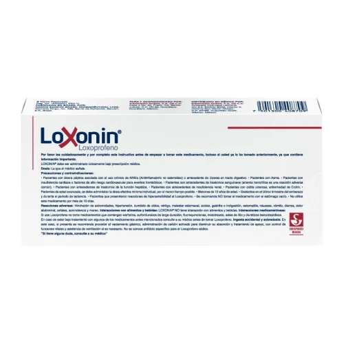 Comprar Loxonin 60 Mg Con 20 Tabletas