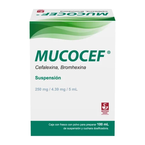 Comprar Mucocef 250/4.39 Mg Suspensión Con 100 Ml