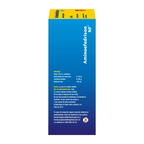 Aminoefedrison Nf 150 Ml – Jarabe (Teofilina Y Ambroxol)
