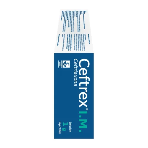 Ceftrex Ceftriaxona I.M. 1 G Con 3.5 Ml