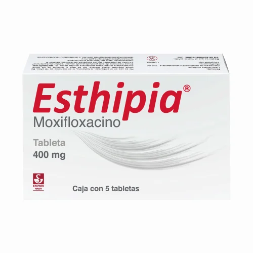 Esthipia 400 Mg – Caja Con 5 Tabletas (Moxifloxacino)