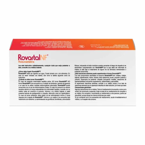 Rovartal Nf 20 Mg – Caja Con 30 Comprimidos (Rosuvastatina)