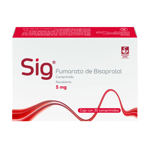 Sig 5 Mg – Caja Con 30 Comprimidos (Bisoprolol)