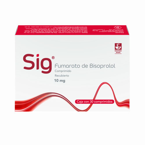 Sig 10 Mg – Caja Con 30 Comprimidos (Bisoprolol)