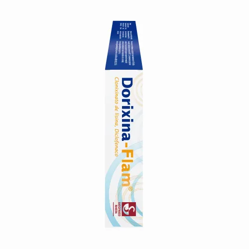 Dorixina-Flam 250 Mg / 50 Mg – Caja Con 14 Tabletas (Clonixinato De Lisina Y Diclofenaco Sódico)