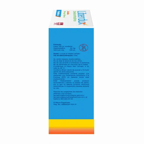 Liberdux 0.050G/100 Ml – Frascos Con Jarabe 120 Ml (Desloratadina)
