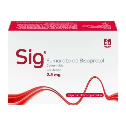 Sig 2.5 Mg Con 30 Comprimidos