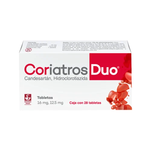 Coriatros Duo 16/12.5 Mg Con 28 Tabletas
