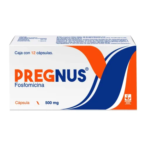 Pregnus 500 Mg Con 12 Cápsulas