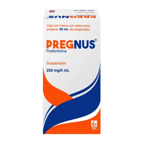 Pregnus Suspensión 250 Mg – Frasco Dosificador 60 Ml (Fosfomicina)