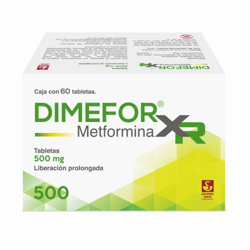 Dimefor Xr 500 Mg – Caja Con 60 Tabletas (Metformina)