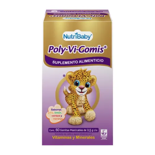 Poly-Vi-Gomis – Frasco Con 60 Gomitas