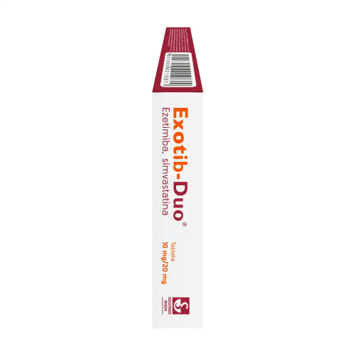 Exotib Duo 10 Mg / 20 Mg Con 14 Tabletas