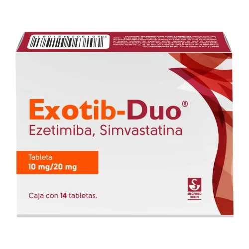 Comprar Exotib-Duo 10/20 Mg Con 14 Tabletas