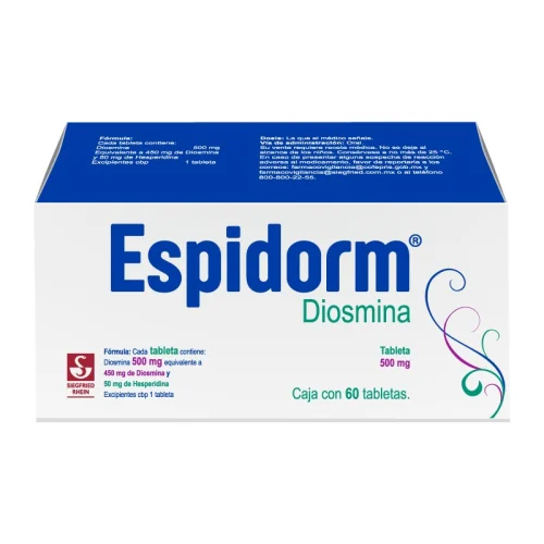 Comprar Espidorm 500 Mg Con 60 Tabletas