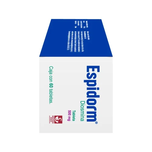 Espidorm 450 Mg / 50 Mg – Caja Con 60 Tabletas (Diosmina Y Hesperidina)