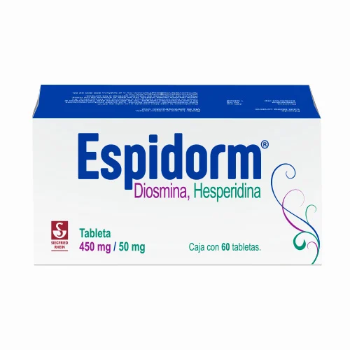 Espidorm 450 Mg / 50 Mg – Caja Con 60 Tabletas (Diosmina Y Hesperidina)