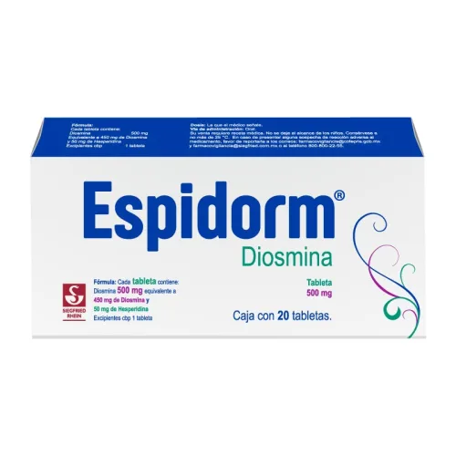 Comprar Espidorm 500 Mg Con 20 Tabletas