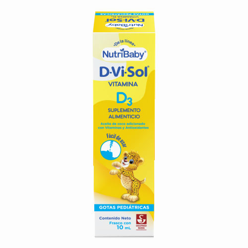 D-Vi-Sol Niños 10 Ml – Dispositivo Gota Exacta (Vitamina E Y D3)