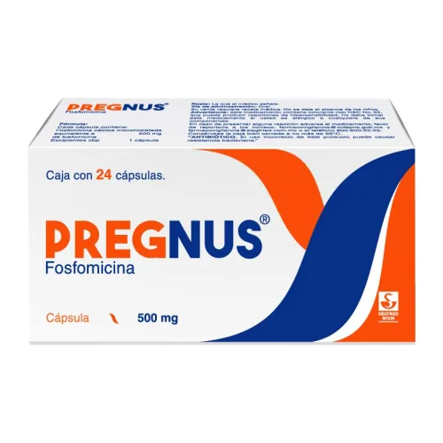 Comprar Pregnus 500 Mg Con 24 CÁPsulas