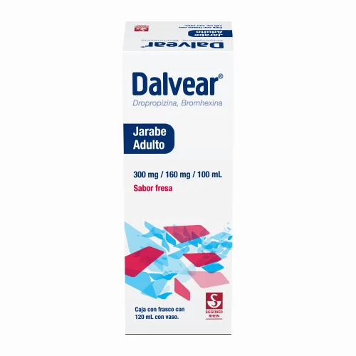 Dalvear 300/160 Mg Jarabe Adulto Sabor Fresa 120 Ml