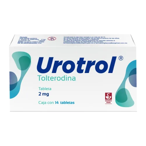 Comprar Urotrol 2 Mg Con 14 Tabletas