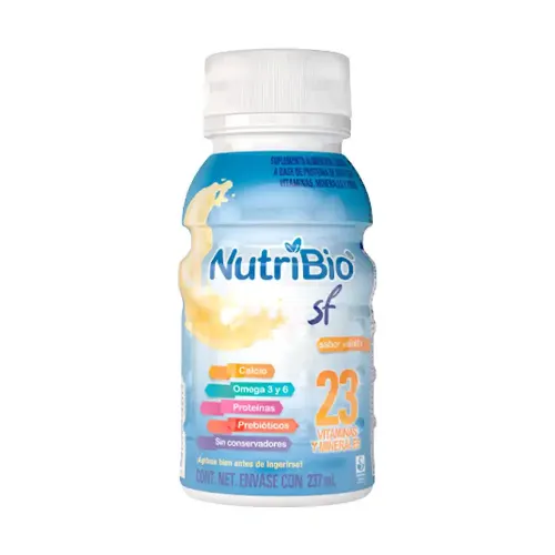 Nutribio Sf Sabor Vainilla Con 237 Ml