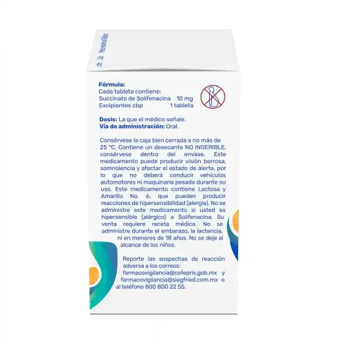 Daterisina 10 Mg Con 30 Tabletas