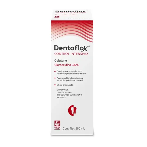 Dentaflox Enjuague Bucal Control Intensivo Con 250 Ml