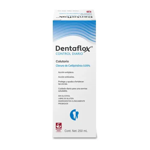 Dentaflox Enjuague Bucal Control Diario Con 250 Ml