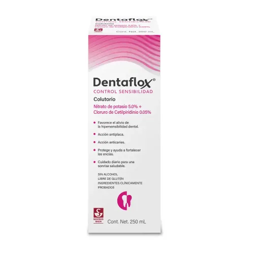 Dentaflox Enjuague Bucal Control Sensibilidad Con 250 Ml