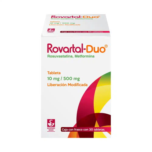 Rovartal Duo 10/500 Mg Con 30 Tabletas