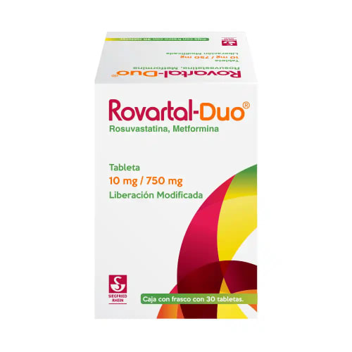 Rovartal Duo 10/750 Mg Con 30 Tabletas