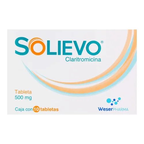 Comprar Solievo 500 Mg 10 Tabletas