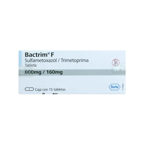 Bactrim F Sulfametoxazol Trimetoprima 800/160 Mg Con 15 Tabletas