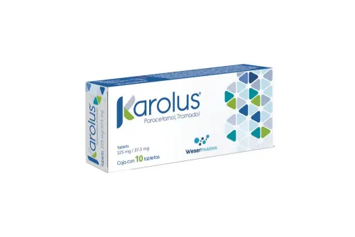 Comprar Karolus 325/37.5 Mg Con 10 Tabletas