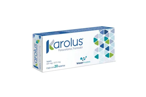 Comprar Karolus 325/37.5 Mg Con 20 Tabletas