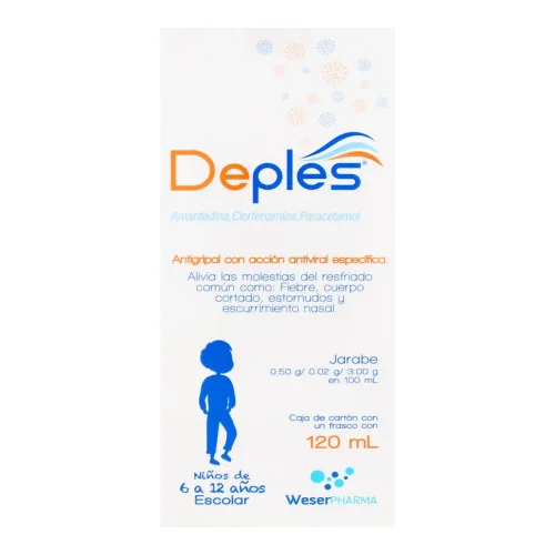 Deples Escolar 0.5/0.02/3 G Con 120 Ml De Jarabe
