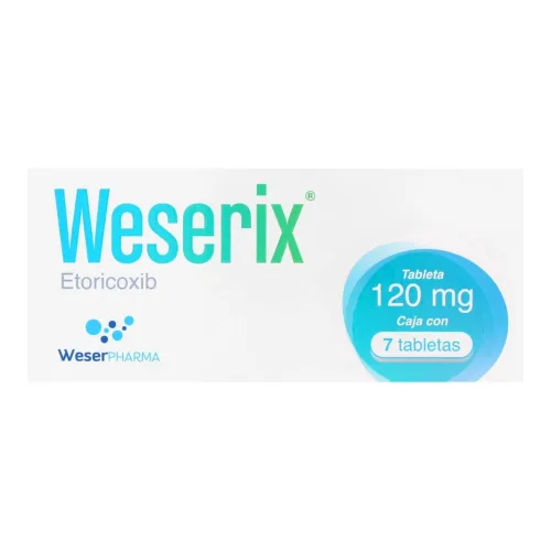 Comprar Weserix 120 Mg Con 7 Tabletas