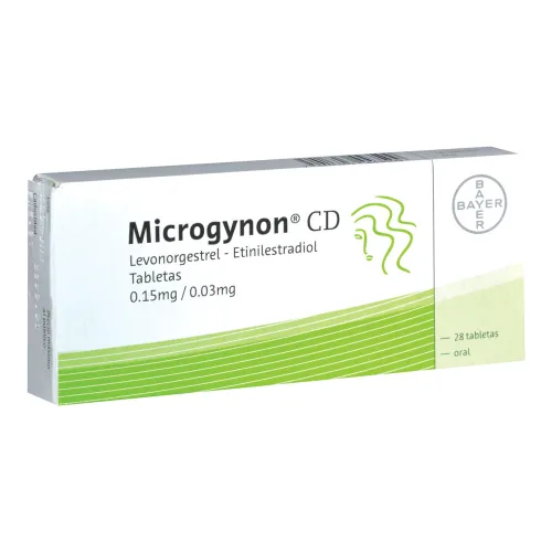 Comprar Microgynon 0.15/0.03 Mg Con 28 Tabletas