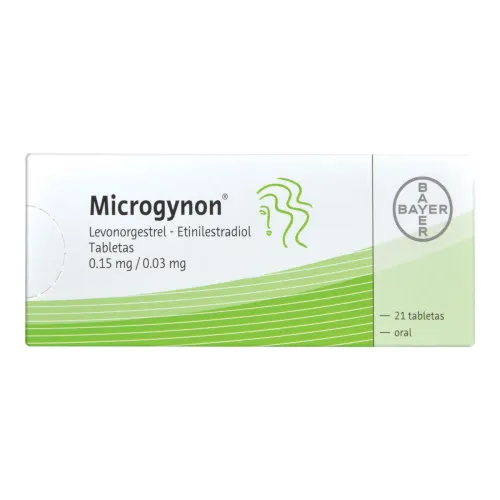 comprar Microgynon 0.15/0.03 Mg Con 21 Tabletas