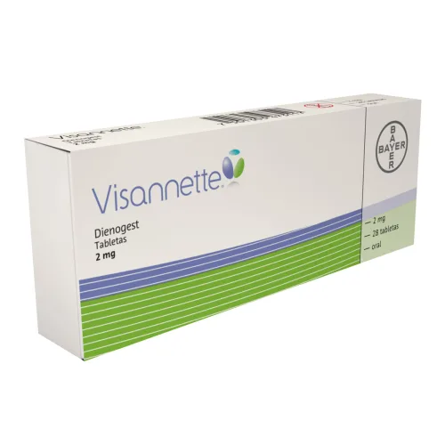 Visannette 2 Mg 28 Tabletas