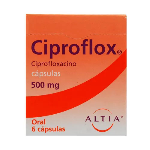 Comprar Ciproflox 500 Mg Con 6 Cápsulas