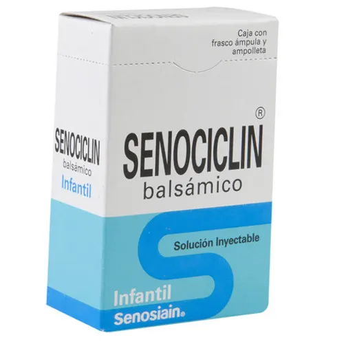 Senociclin Balsámico Infantil 150/23.3/46.6/33.3 Mg Con 1 Frasco Ámpula