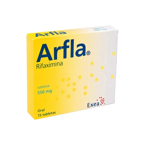 Arfla Rifaximina 550 Mg Con 15 Tabletas