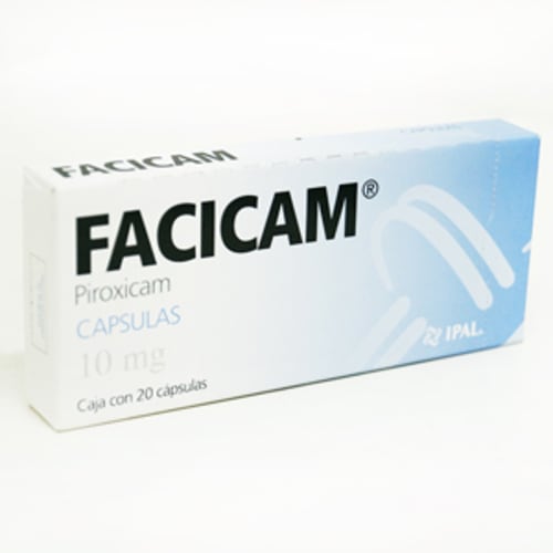 Comprar Facicam 10 Mg Con 20 Cápsulas