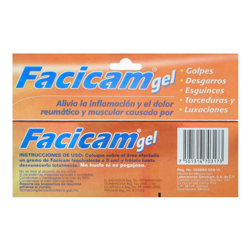 Facicam 0.5% Gel Con 40 G