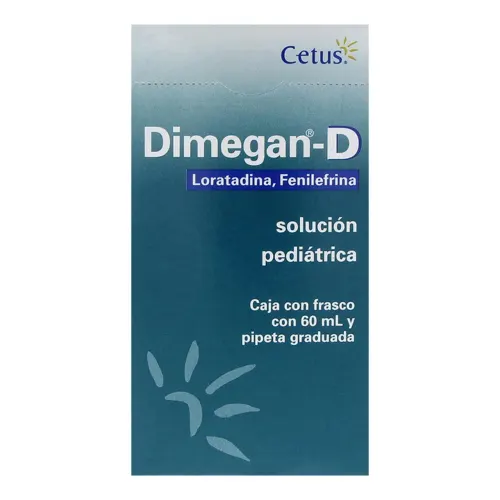 Dimegan-D 0.5/2 Mg Solución Pediátrica Frasco 60 Ml